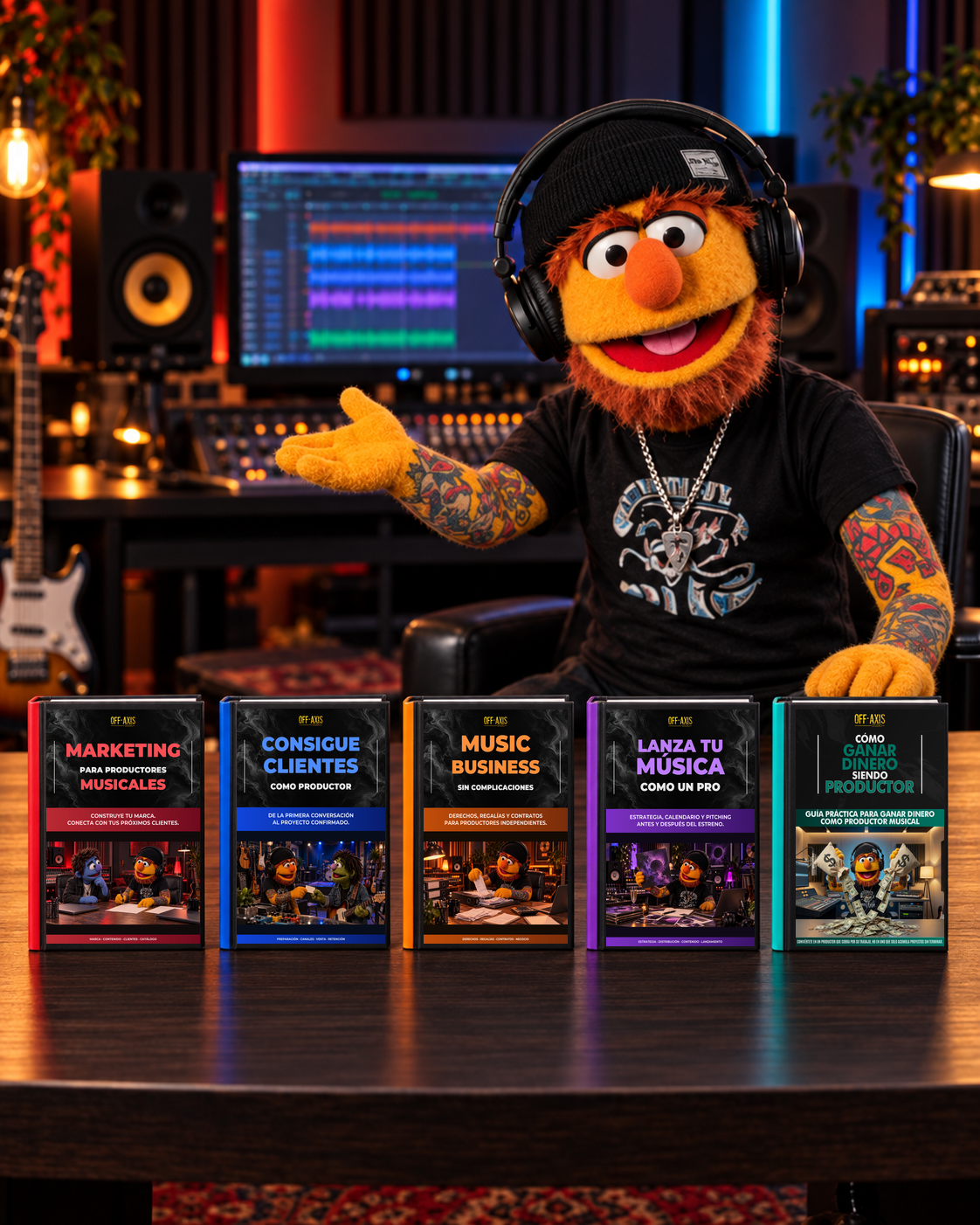 Bundle de 5 Guías de Negocios Musicales - Off-Axis Studio con Don Fader
