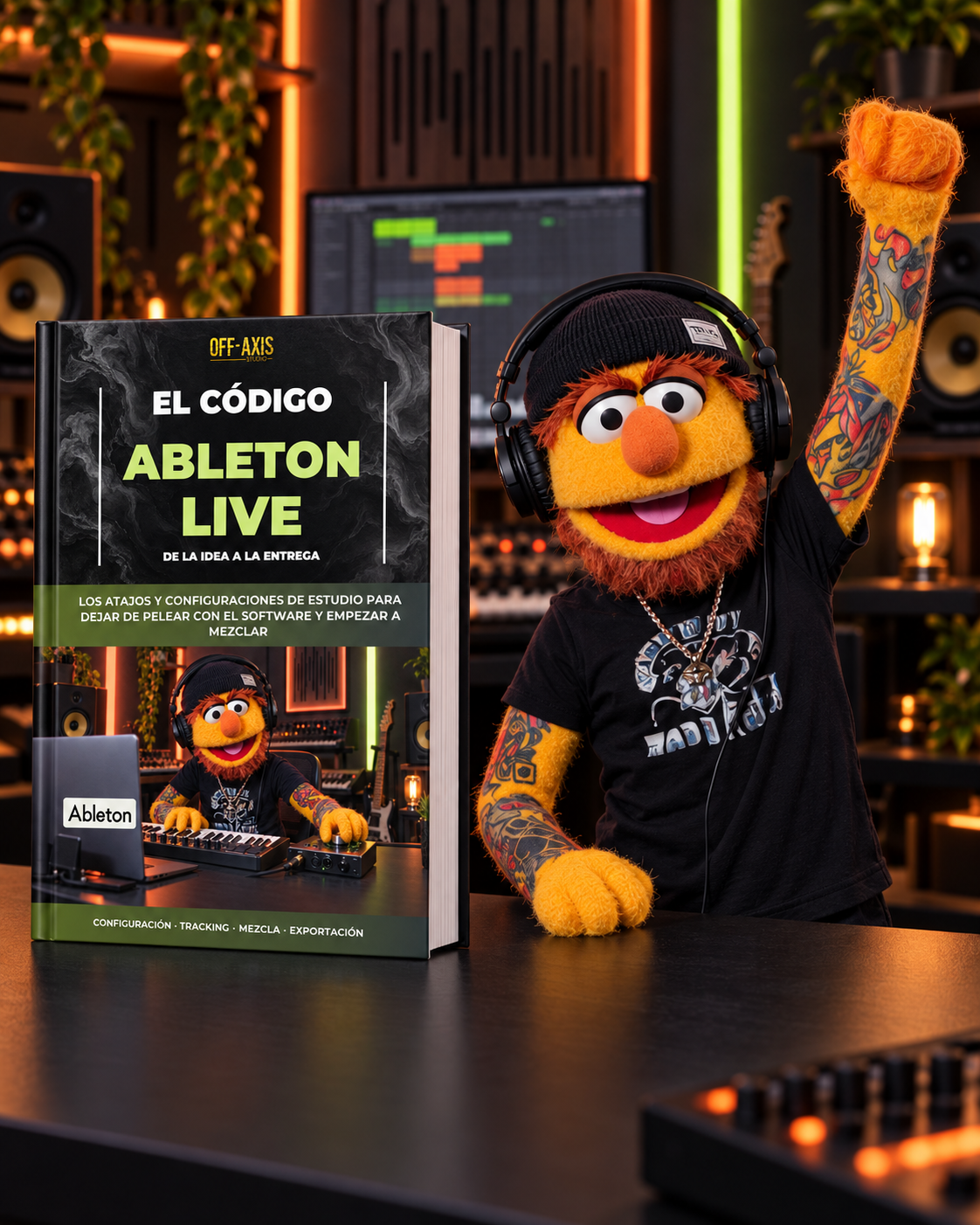 Portada oficial de El Código Ableton Live - Off-Axis Studio