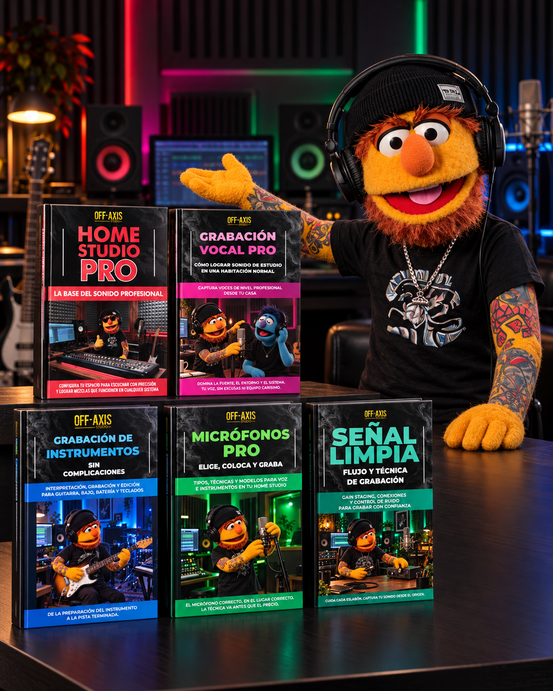 Bundle de 5 Guías de Grabación - Off-Axis Studio con Don Fader
