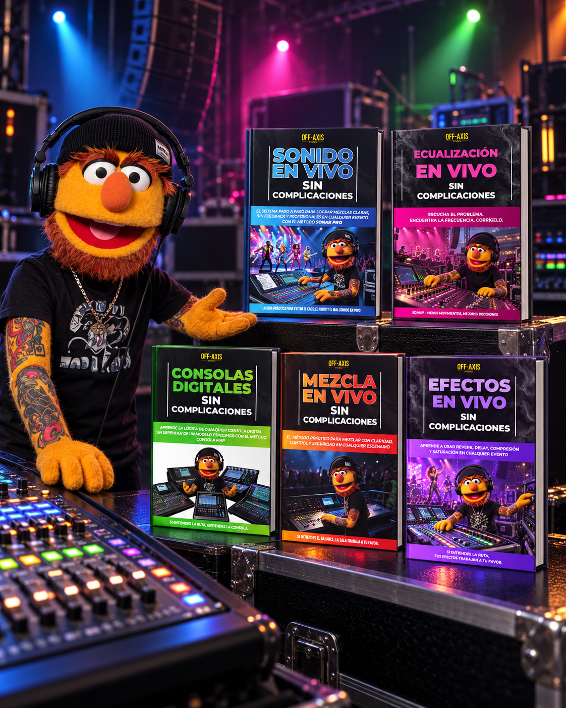 Bundle de 5 Guías de Sonido en Vivo - Off-Axis Studio con Don Fader