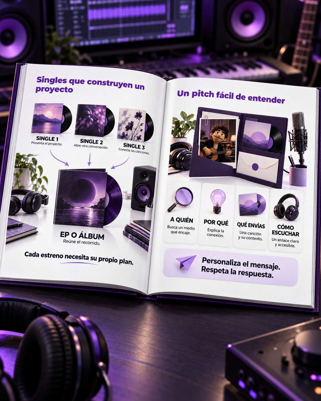 Muestra de interiores del libro Lanza Tu Música Como Un Pro