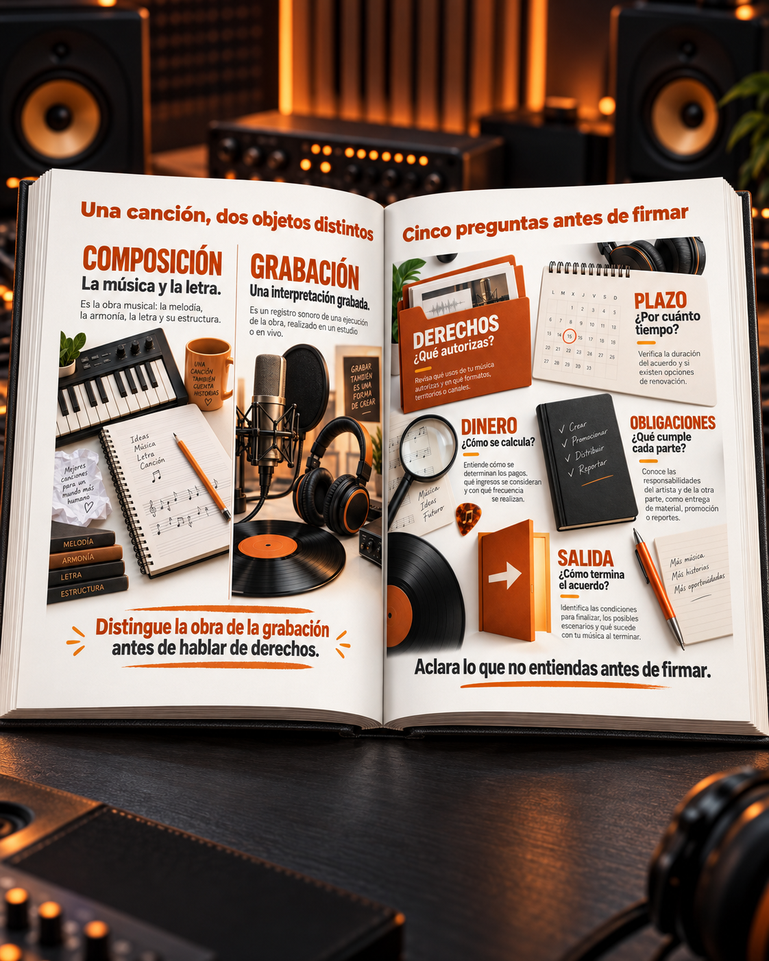 Muestra de interiores del libro Music Business Sin Complicaciones